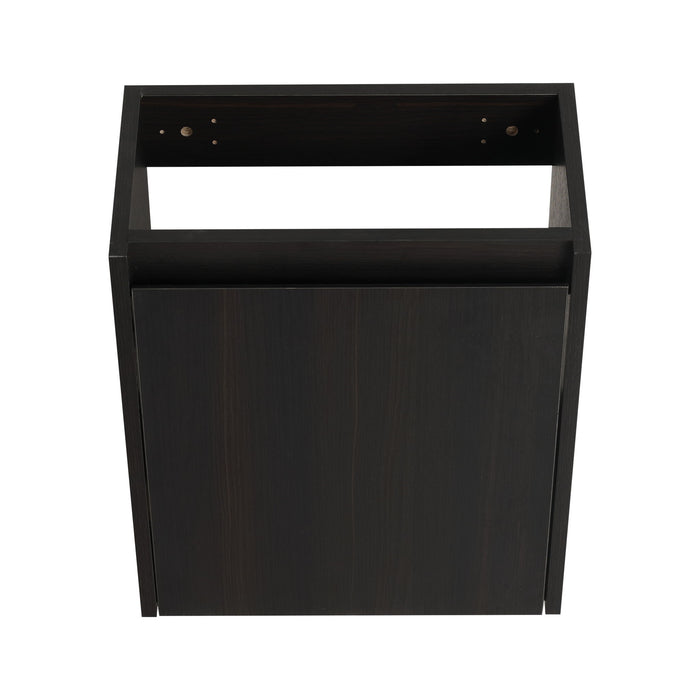 Modern Bathroom Vanity With Ceramic Basin, Wall Mounted Floating Sink Combo, Storage Cabinet