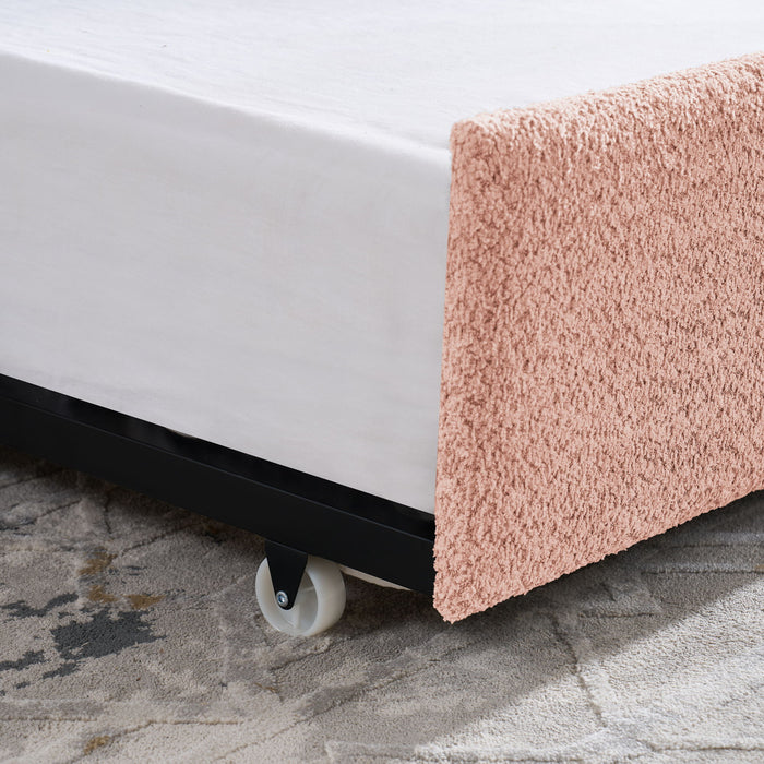 Upholstered Daybed With Pop Up Trundle