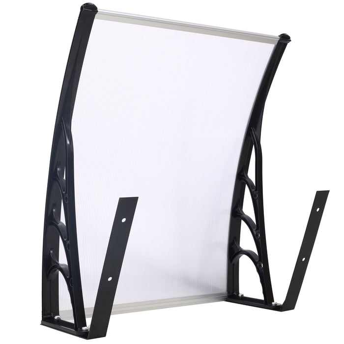 Weather Resistant Polycarbonate Canopy Outdoor Shade Cover For Robotic Lawn Mowers - Black