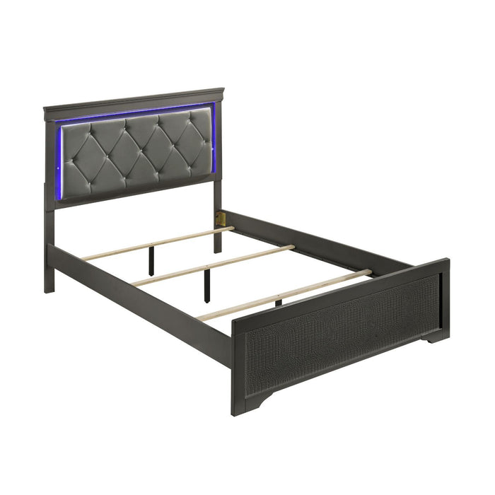 Blaze - Modern Bedroom Set With LED Headboard