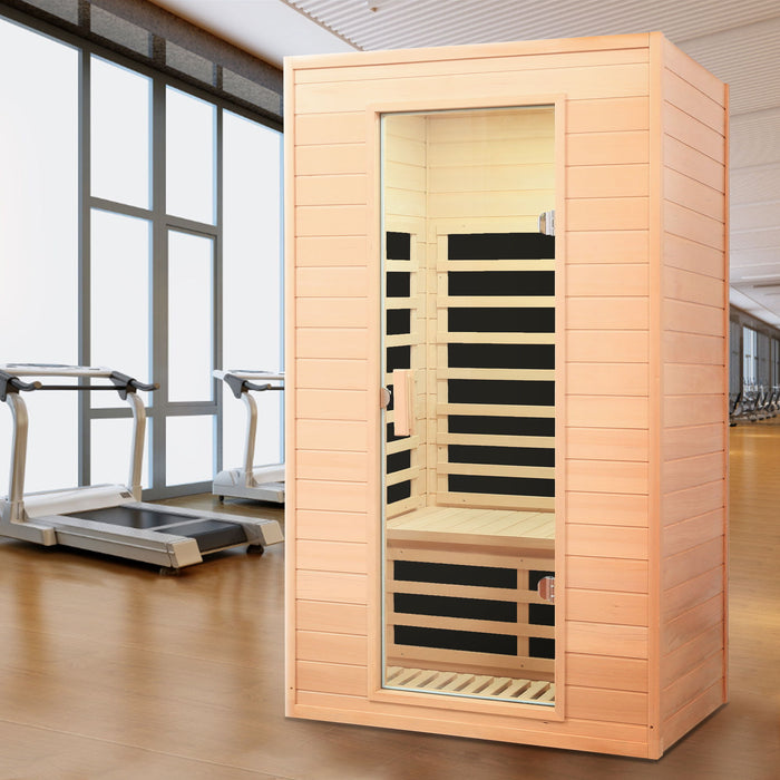 Hemlock Far Infrared Roof Embedded Indoor Sauna Room