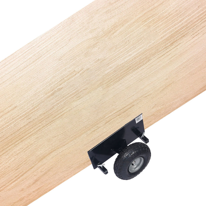 Heavy Duty 600Lb Panel Dolly With 10In. Pneumatic Wheels Alloy Steel - Black