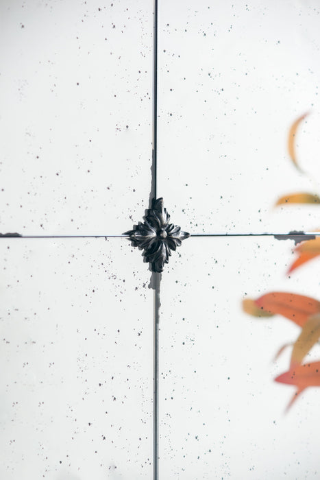 Traditional Decor Style Antique Glass Panel Mirror, Wall Mirror For Bathroom Entryway Console Lean Against Wall