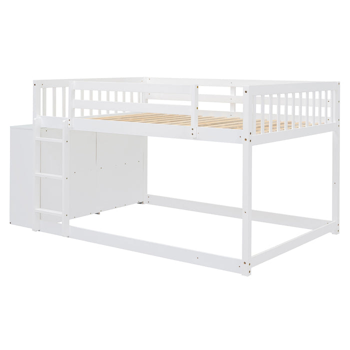 Bunk Bed With 4 Drawers And 3 Shelves