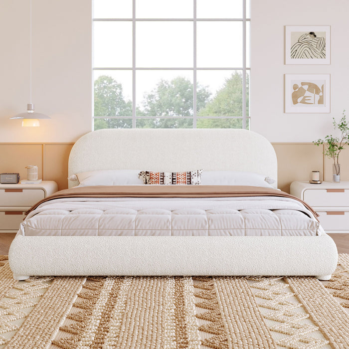 Simple Modern Bedroom Double Upholstered Bed