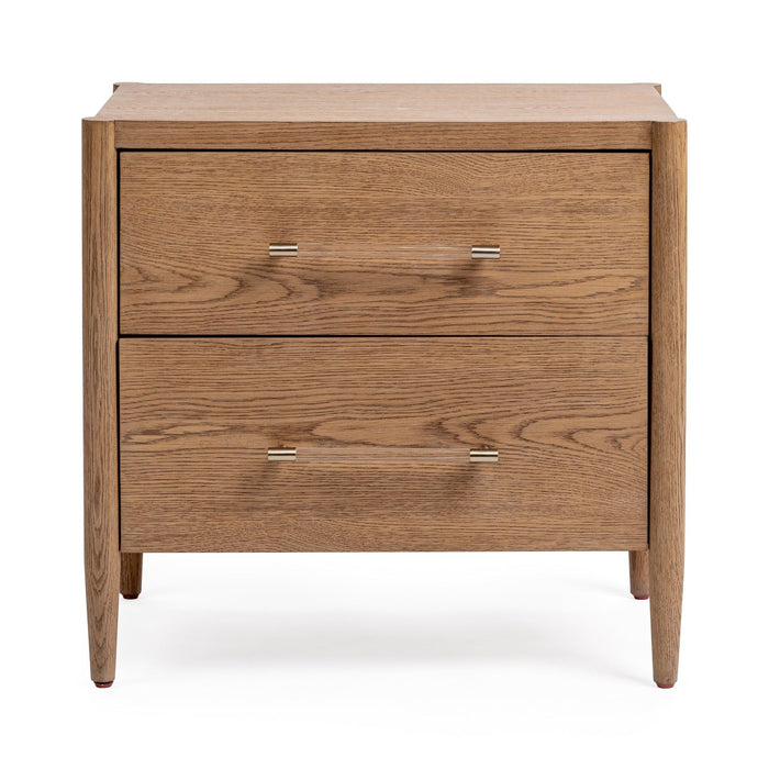 Alisen - 2 Drawer Nightstand - Napa Grove