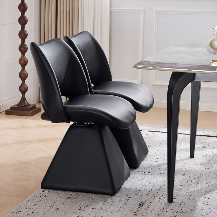 Modern Swivel Dining Chair With High Back