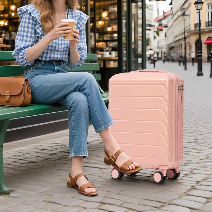 Spinner Luggage Set & Combination Lock
