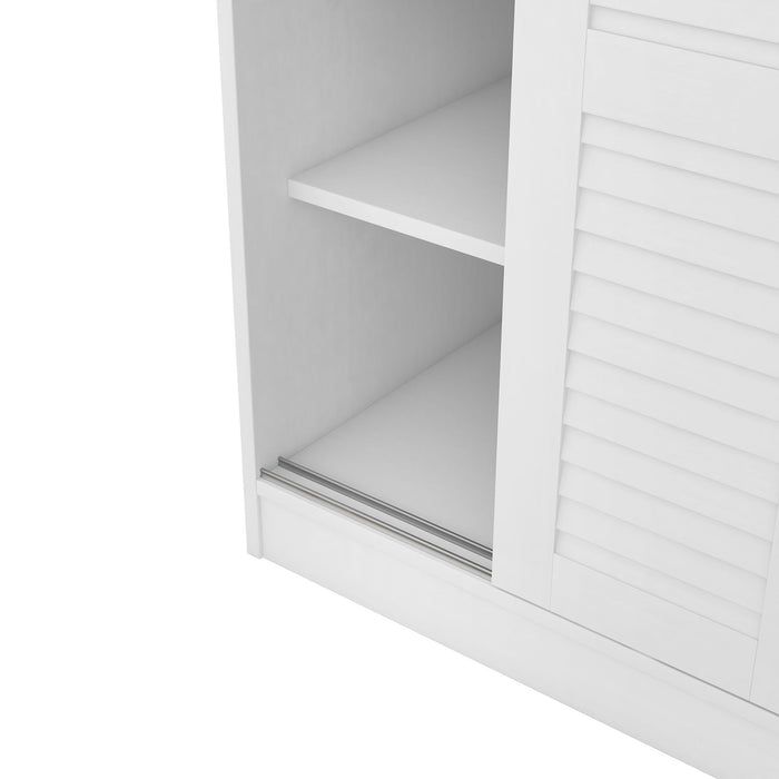 3 Door Shutter Wardrobe & Shelves