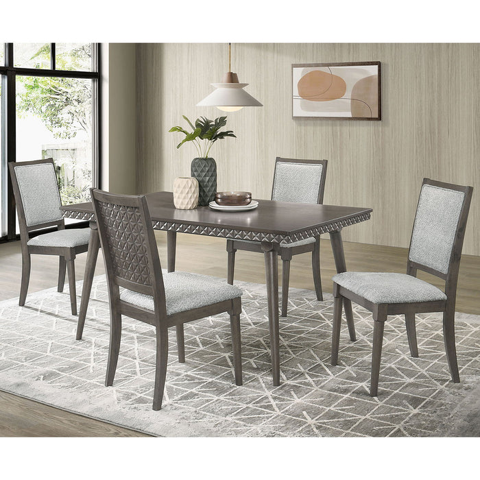 Perkins - Upholstered Dining Side Chair (Set of 2) - Dark Brown