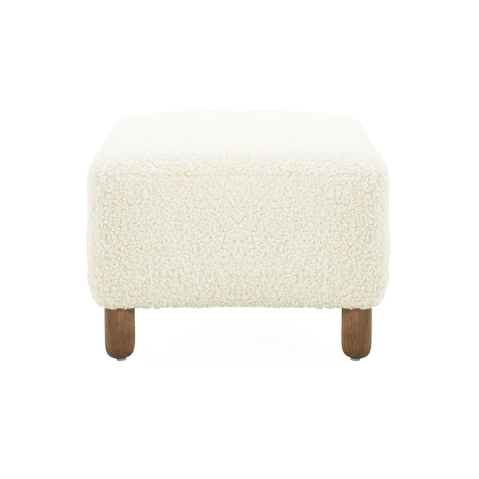 Comfortable Ottoman - White