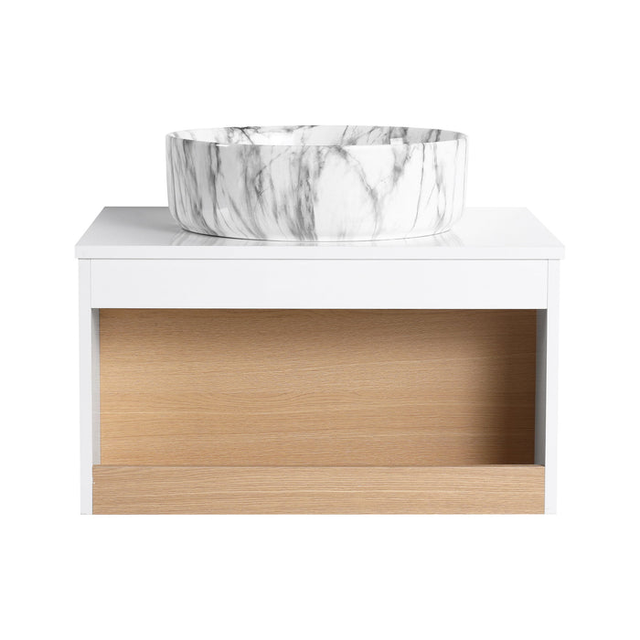 Floating Bathroom Vanity With Vessel Sink