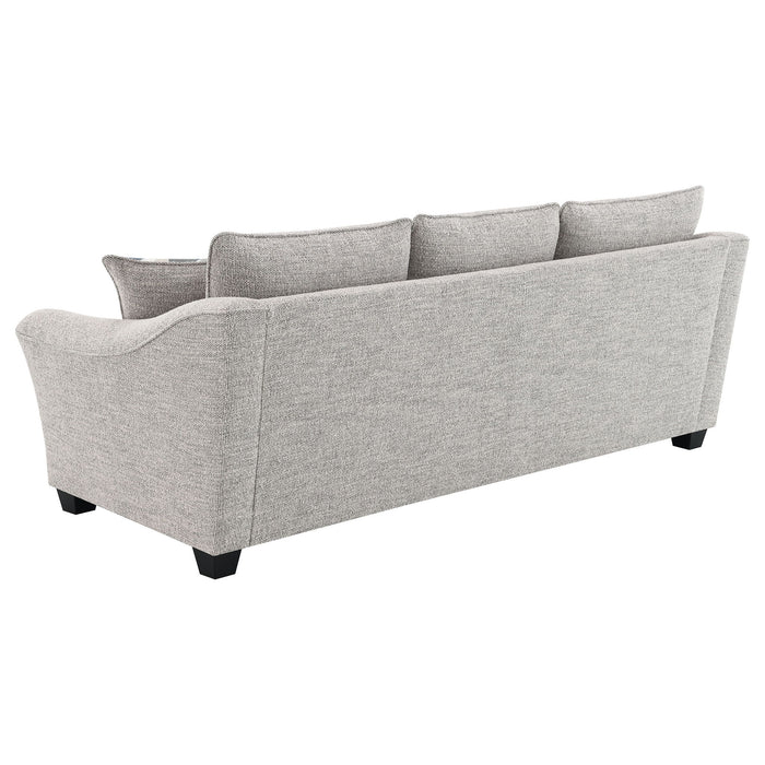 Mingle ] Upholstered Sofa - Light Gray