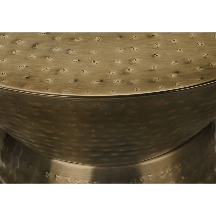 Drum Accent Side Table, Contemporary & Modern Elegant Design