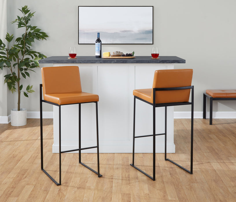 Fuji - Contemporary High Back Barstool Elegant Design