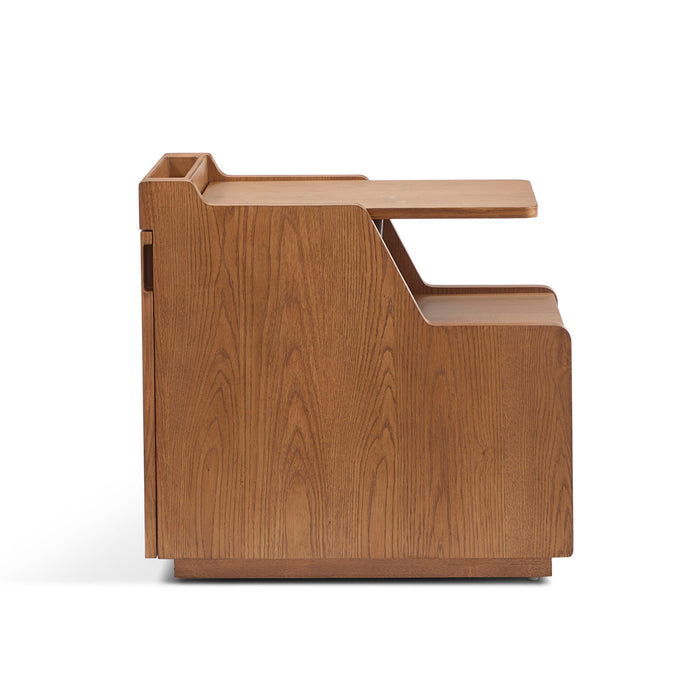 Sidekick - Smart Side Table - Light Brown
