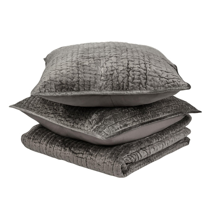 Bari - Velvet Quilt Set