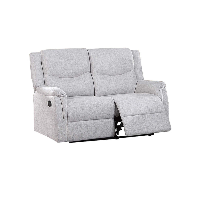 Modern Style Recliner Loveseat With Plush Armrest And Headrest