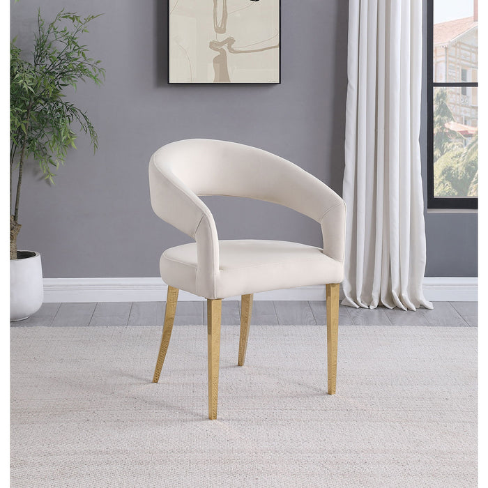 Rendina - Upholstered Dining Arm Chairs (Set of 2) - Cream