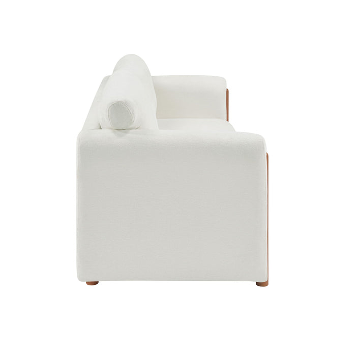 Modern 3 Seater Upholstered Couch Sofa For Living Room