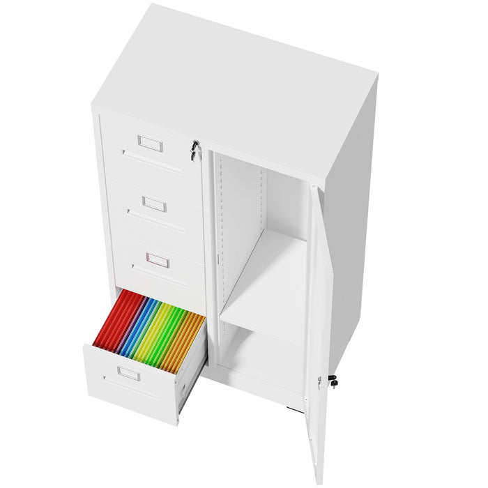 Storage Vertical Filing Cabinet With Lock