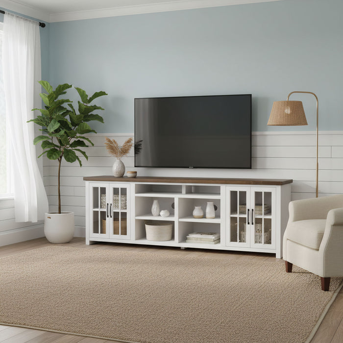 Hampton - TV Stand Console & Cable Management