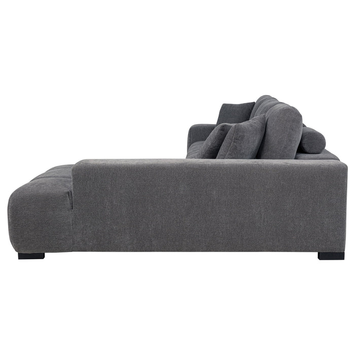 Plather - Sectional Chaise Sofa