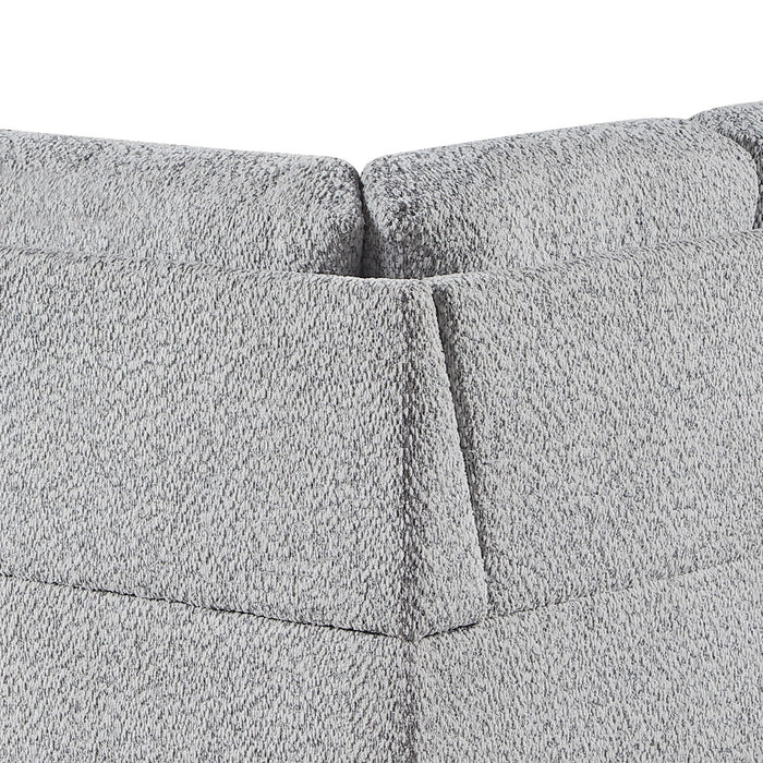 Giza - Modular Sectional Sofa With Sleeper, Storage, USB Charging - Gray