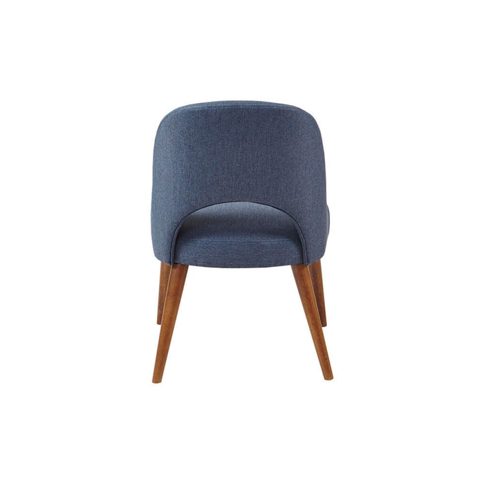 Dining Side Chair Upholstered Textured (Set of 2) - Navy