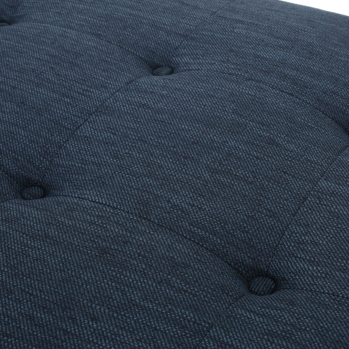 Chic Contemporary Chaise Lounge With Button Tufting And Bentwood Structure