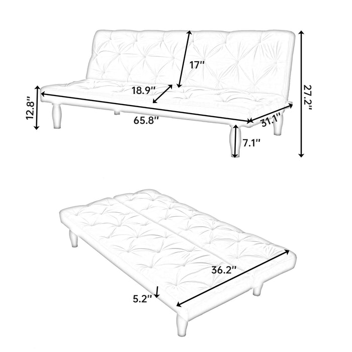 Sofa Bed With Adjustable Backrest