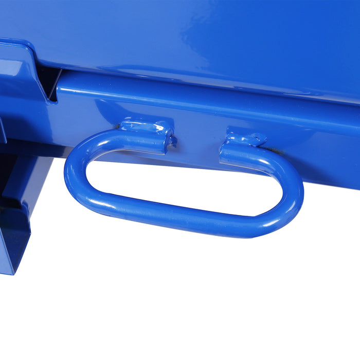 Mobile Tear Down Table With 3.5 Gallon Part Washer And 110V Pump - Blue