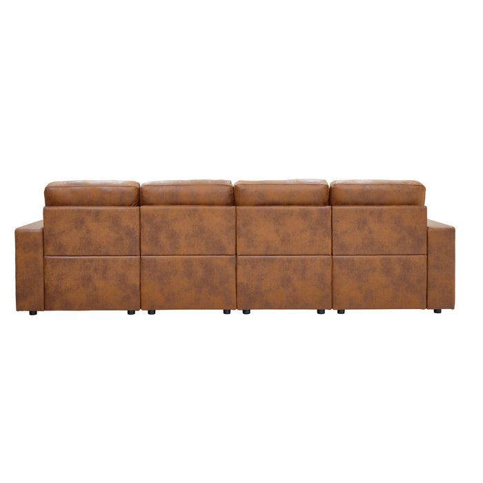 Sectional With 2 Ottomans
