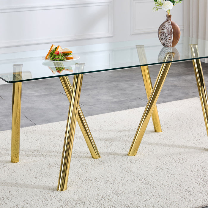 Dining Table With Transparent Surface