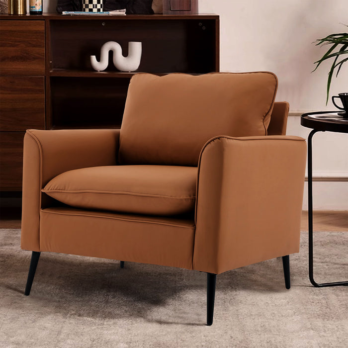 Nordic Retro Light Luxury Upholstered Sofa Chair