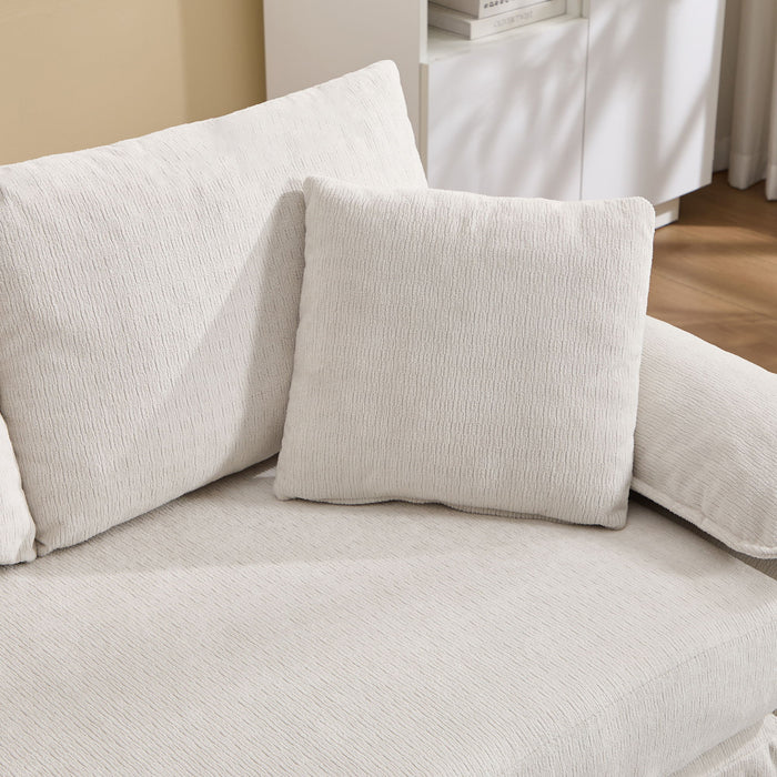 Upholstered Futon Convertible Floor Sofa Bed