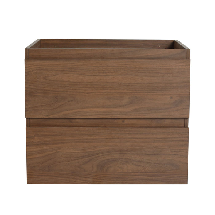 Wall Mounted Bathroom Vanity With Sink, 2 Soft Close Drawers