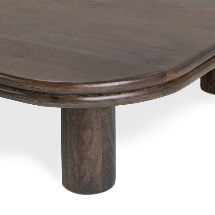 Miranda - Square Coffee Table - Cocoa Brown