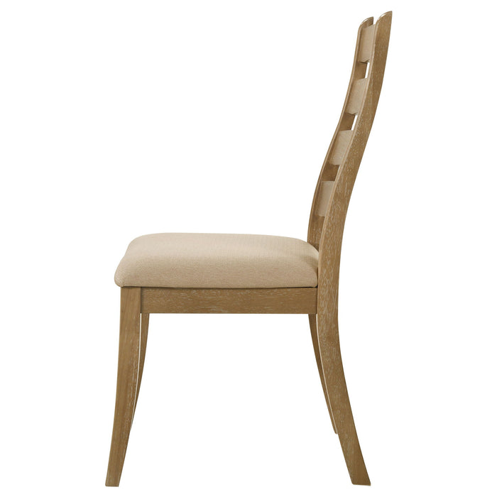 Sammy - Dining Side Chair (Set of 2) - Brown / Beige