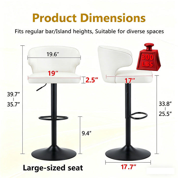 Adjustable Swivel Bar Chair