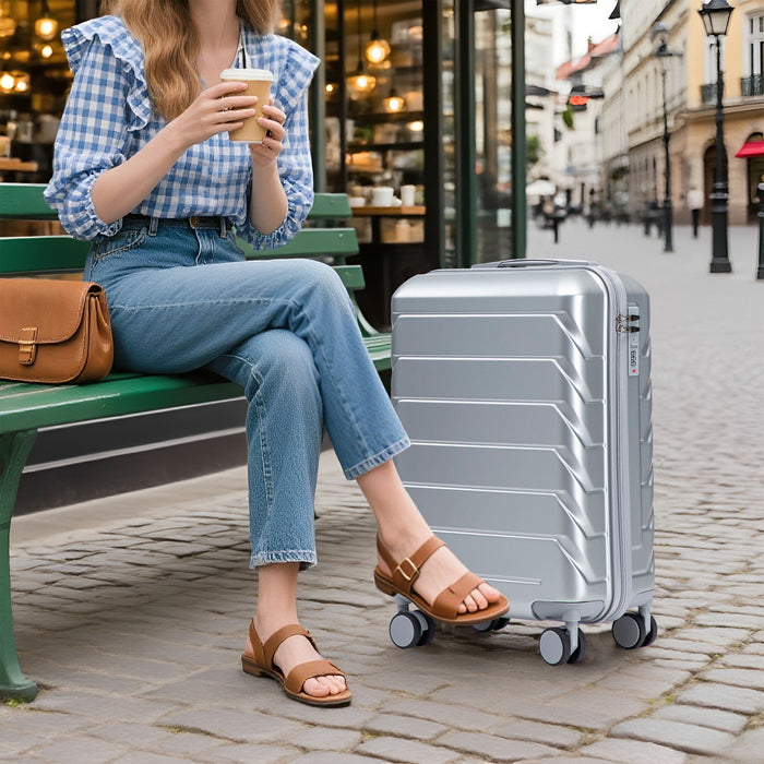 Spinner Luggage Set With Combination Lock