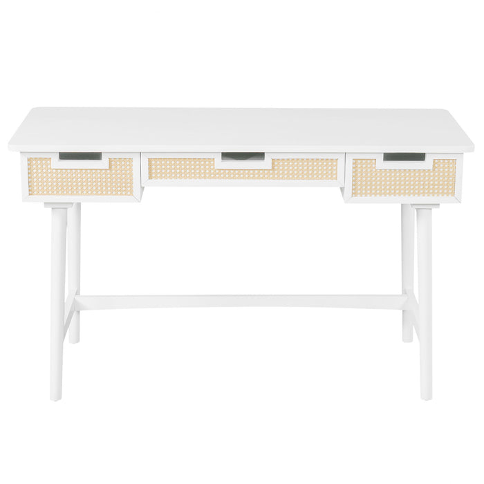 Writing Desk With 3 Drawers For Living Room