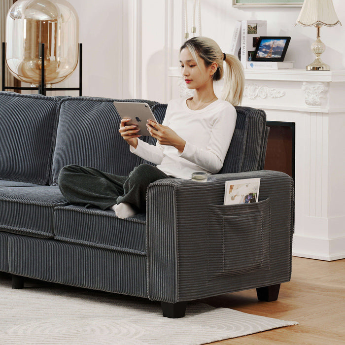 3 Seater Compact Sofa For Living Room