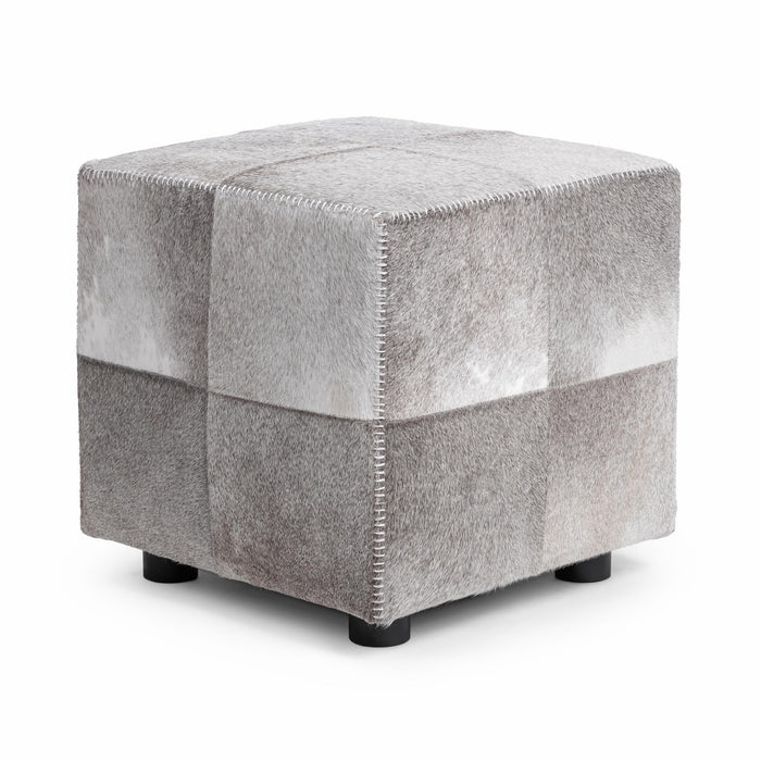Landyn - Square Ottoman - Sparrow Gray