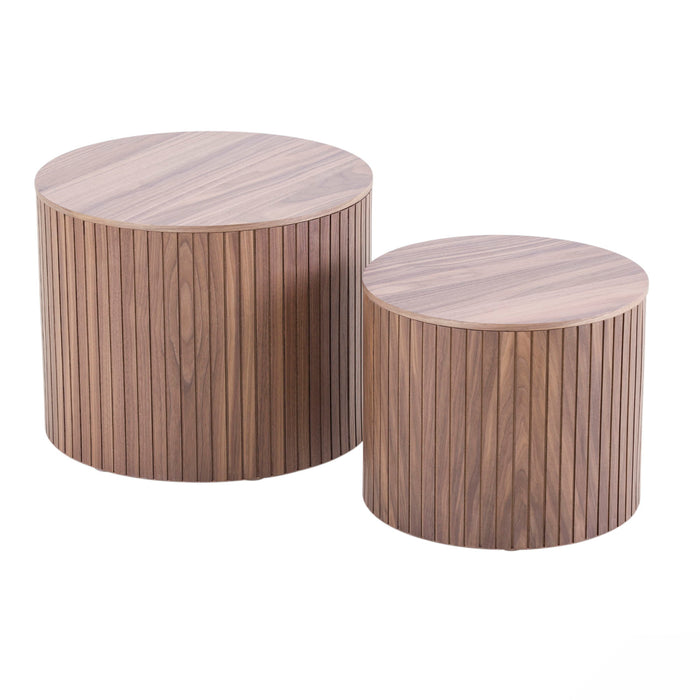 Handcrafted Nested Table Set, 2 Pieces