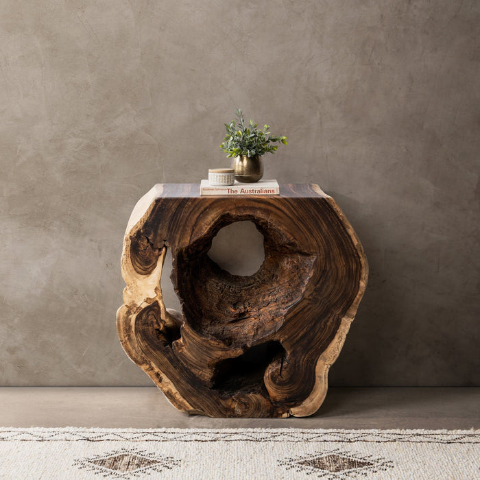 Adrynia - Console Table - Dark Brown