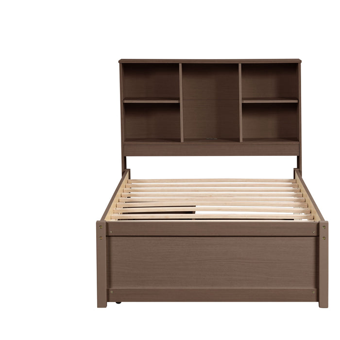 Bed Frame With Built In USB Port And 2 Drawers