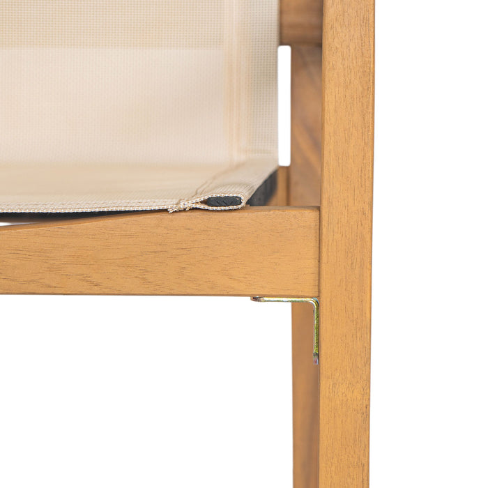 Belfast - Dining Chair With Acacia Wood Frame And Mesh Seating (Set of 2)