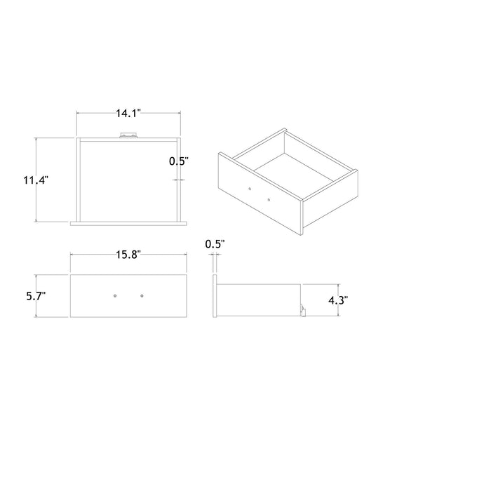 Charlston - 5 Piece Bedroom Set With LED Headboard