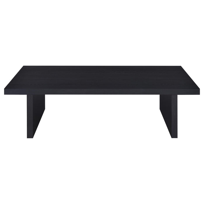 Caroline - 2 Piece Rectangular Coffee And End Table Set - Black